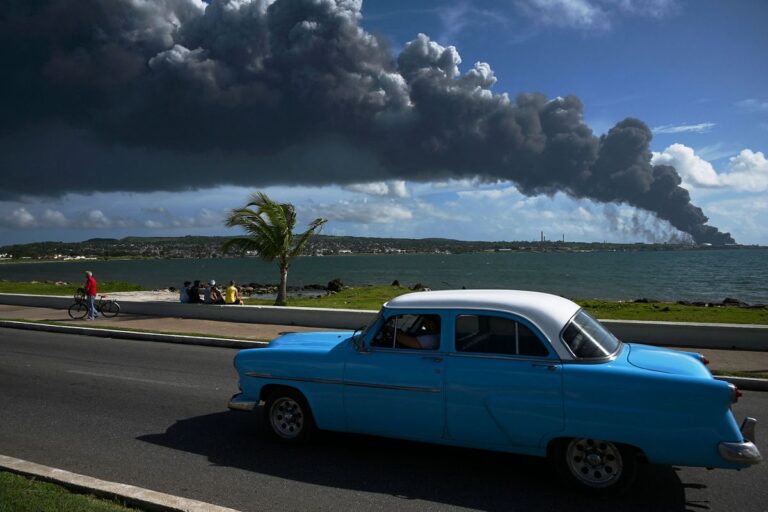 Un llamado a la asistencia inmediata de los EE. UU. a Cuba, ante el desastre del incendio ocurrido en Matanzas.